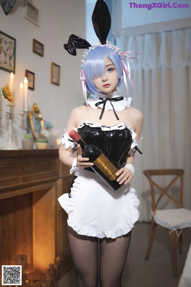 Coser @ 桜 井 宁宁 Vol.020: 蕾姆 兔 女郎 (34 photos) No.c786a0